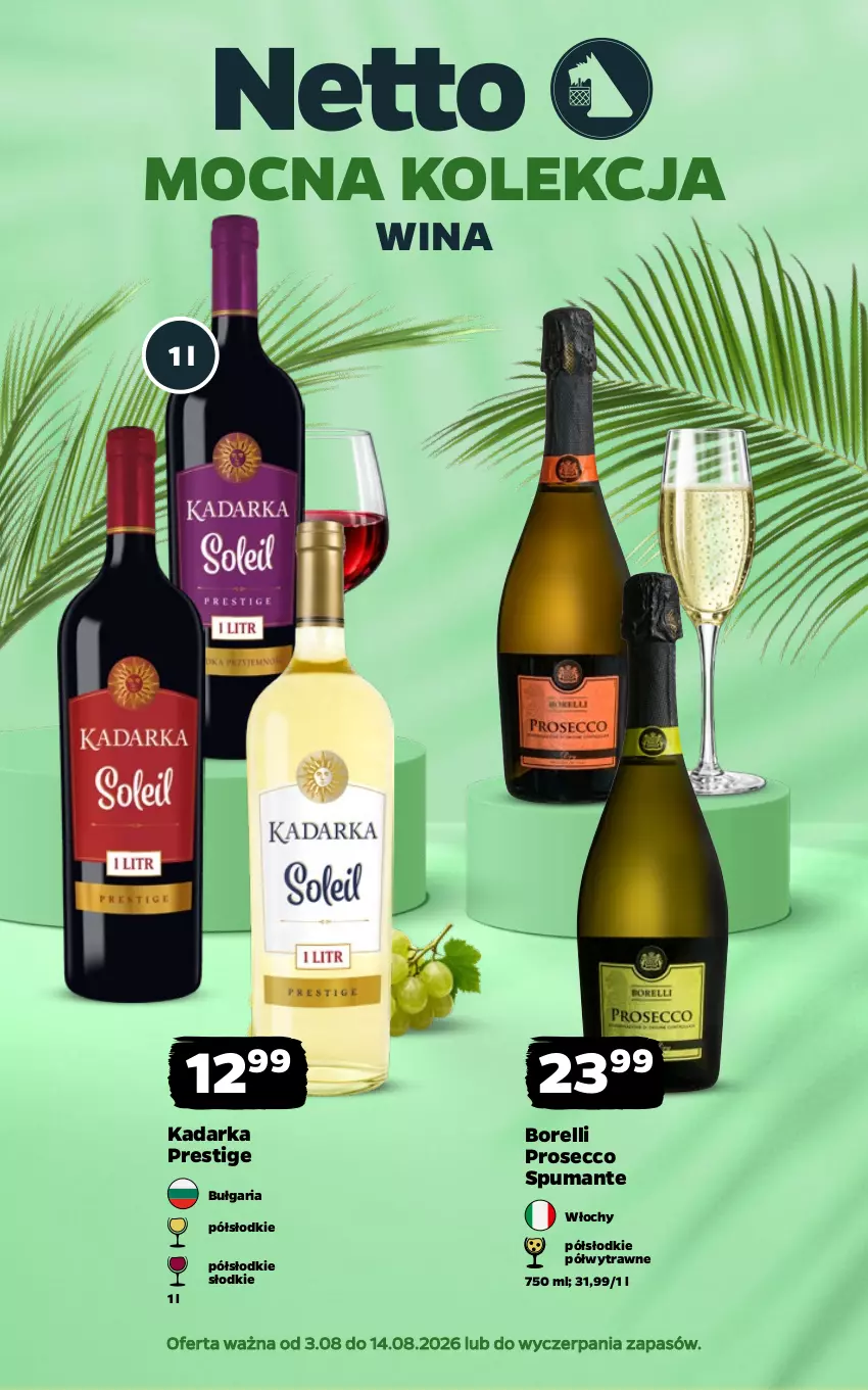 Gazetka promocyjna Netto - Alkohole - Mocne - ważna 03.08 do 14.08.2026 - strona 1 - produkty: Prosecco, Puma