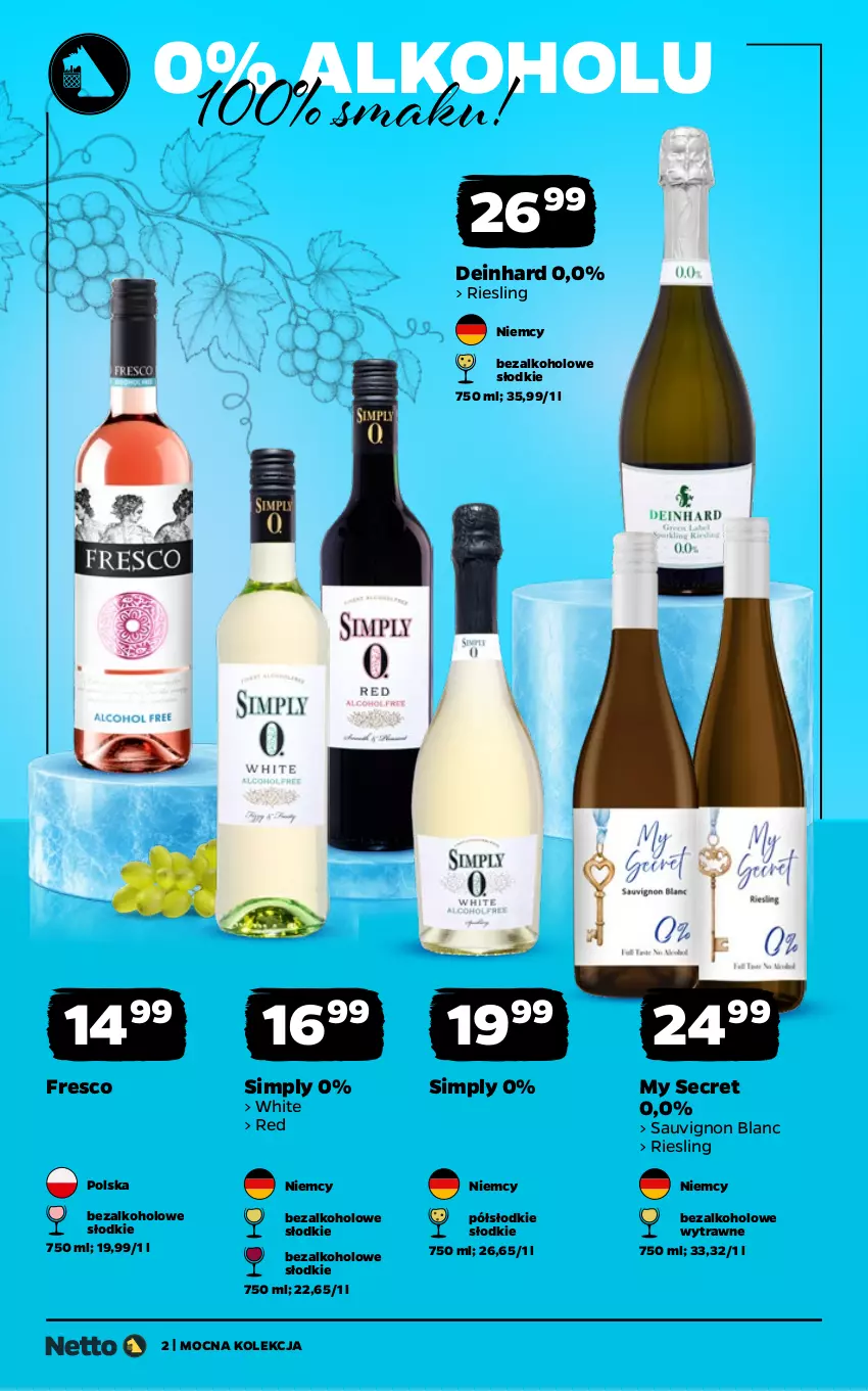 Gazetka promocyjna Netto - Alkohole - Mocne - ważna 03.08 do 14.08.2026 - strona 2 - produkty: Fresco, Sauvignon Blanc