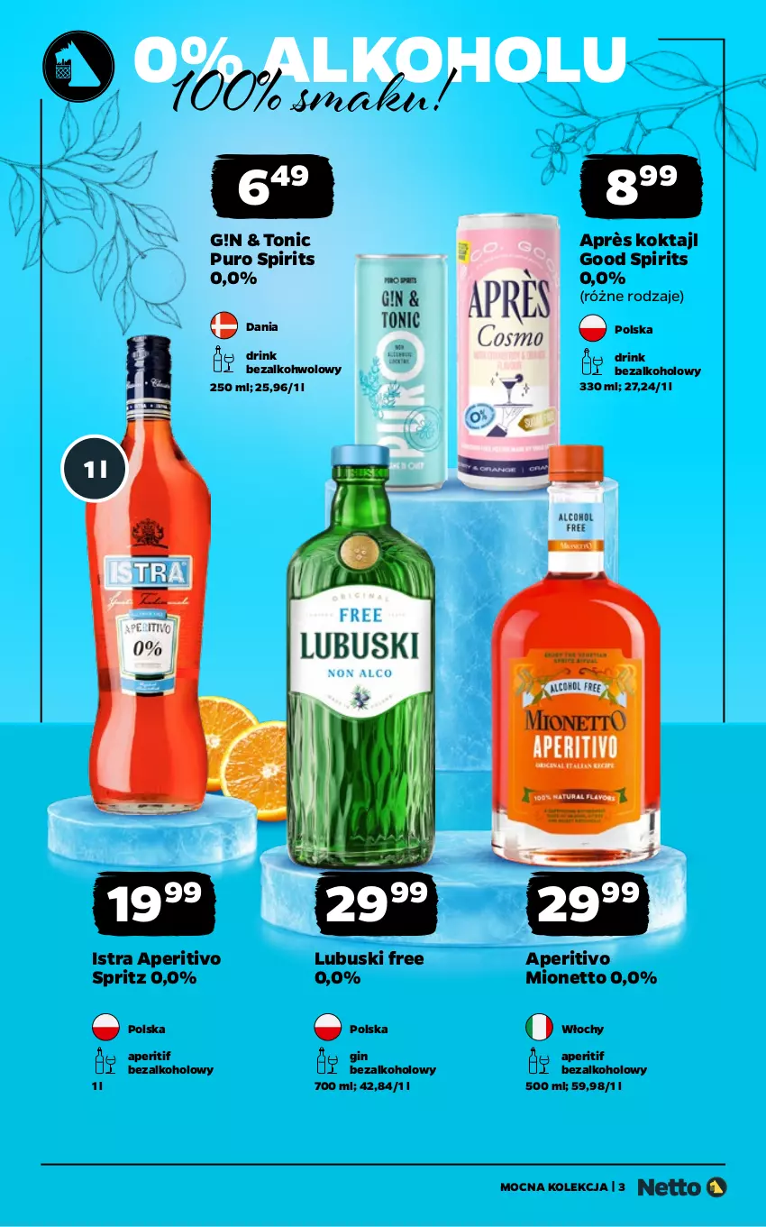 Gazetka promocyjna Netto - Alkohole - Mocne - ważna 03.08 do 14.08.2026 - strona 3 - produkty: Gin, Mionetto, Pur