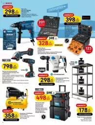 Gazetka promocyjna Castorama - Gazetka - ważna od 02.07 do 02.07.2024 - strona 4 - produkty: Wiertarka, Walizka, Szlifierka kątowa, Wiertarkowkrętarka, Tarka, Regał, Wkręt, Torba, Młot, Młotowiertarka, Wkrętarka, Szlifierka, Zestaw kluczy, Olej, Regał metalowy, Kompresor, K2