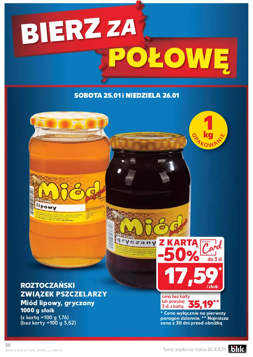 Gazetka promocyjna Kaufland - Gazetka tygodnia - ważna 23.01 do 29.01.2025 - strona 30 - produkty: Gry, Miód, Tera