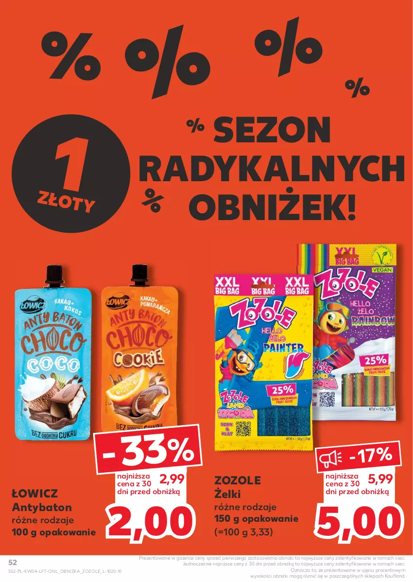 Gazetka promocyjna Kaufland - Gazetka tygodnia - ważna 23.01 do 29.01.2025 - strona 52 - produkty: Baton, Rama, Sok