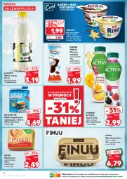Gazetka promocyjna Kaufland - Gazetka tygodnia - Gazetka - ważna od 29.01 do 29.01.2025 - strona 46 - produkty: Ryż na mleku, Ryż, Danone, Jogurt, Activia, Margaryna, Müller, Mleko zagęszczone, Miks tłuszczowy, Finuu, Mleczna kanapka, Kasia, Jogurt pitny, Kinder, Mleko