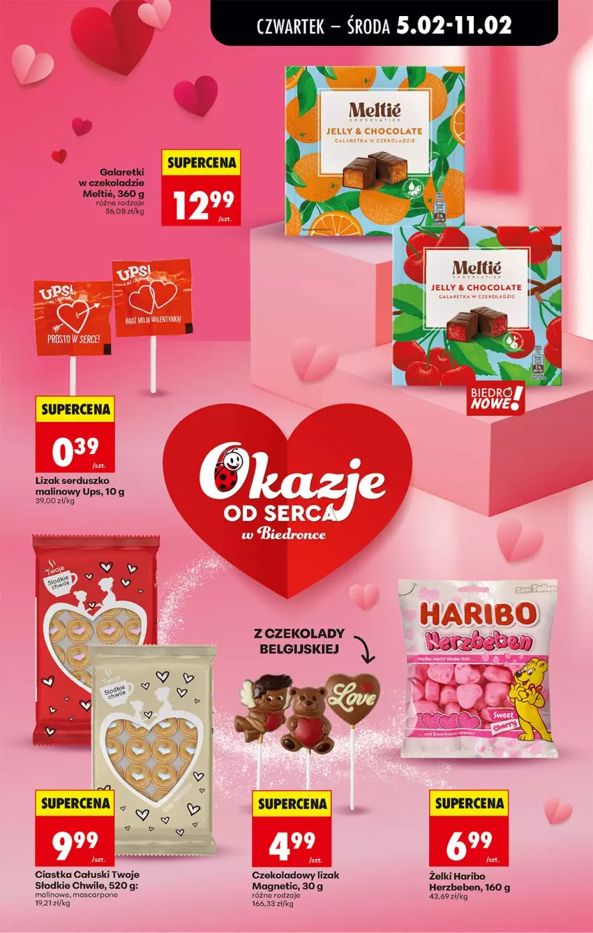 Gazetka promocyjna Biedronka - Gazetka - ważna 05.02 do 12.02.2026 - strona 17 - produkty: Ciastka, Gala, Galaretki, Gra, Haribo, LG, Mascarpone, Ser