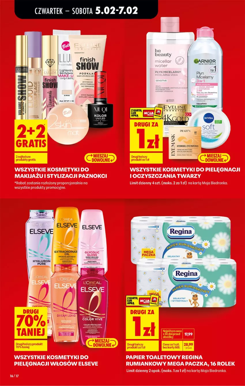 Gazetka promocyjna Biedronka - Gazetka - ważna 05.02 do 12.02.2026 - strona 20 - produkty: AEG, Elseve, Eveline, Fa, Finish, Garnier, Gra, Por