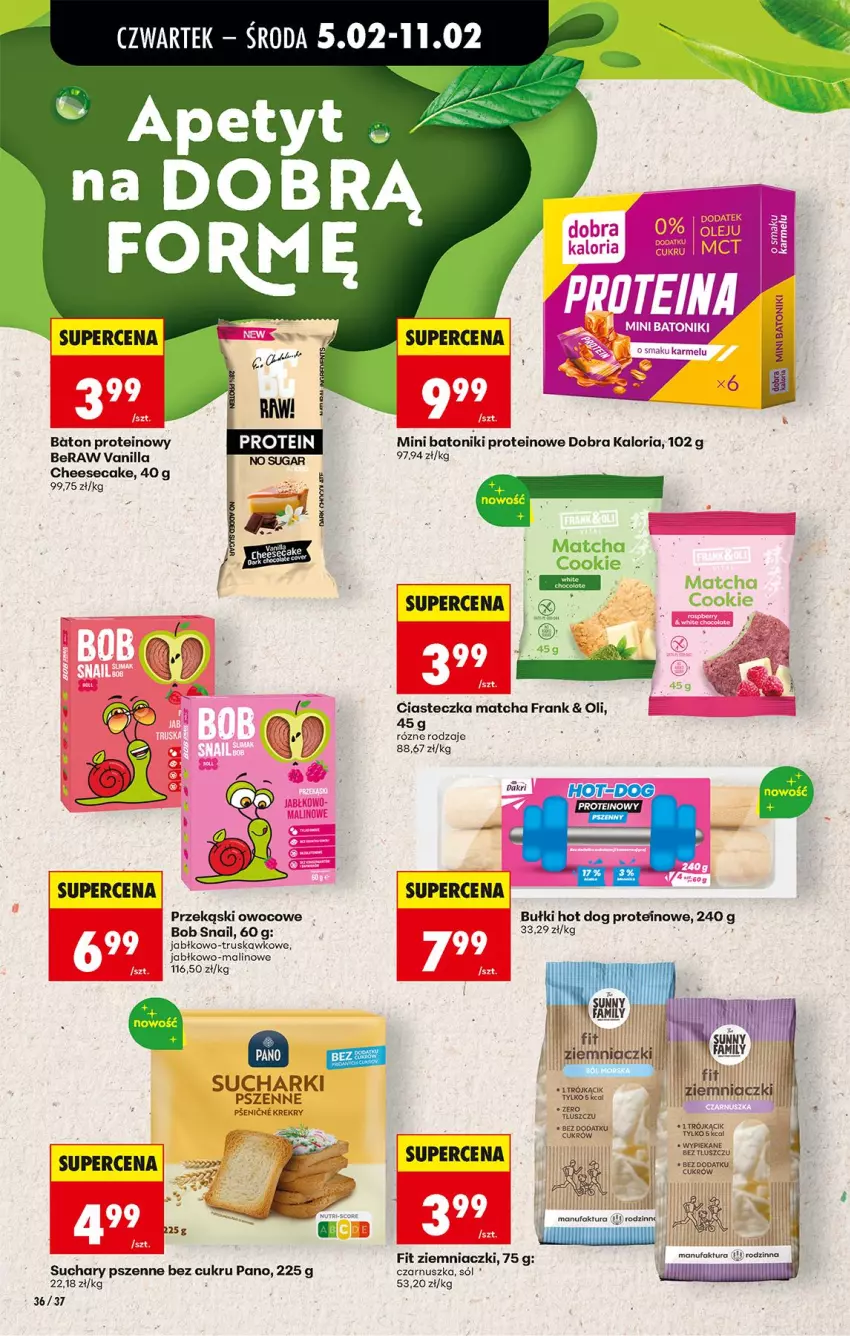 Gazetka promocyjna Biedronka - Gazetka - ważna 05.02 do 12.02.2026 - strona 44 - produkty: Baton, Hot dog, Por, Ser, Sól, Tonik