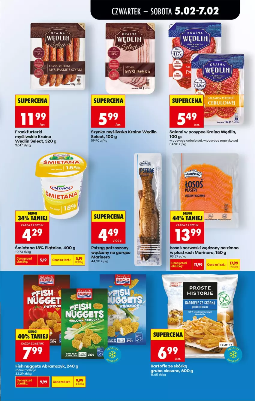 Gazetka promocyjna Biedronka - Gazetka - ważna 05.02 do 12.02.2026 - strona 51 - produkty: Fa, Frankfurterki, Mintaj, Piątnica, Salami, Szynka