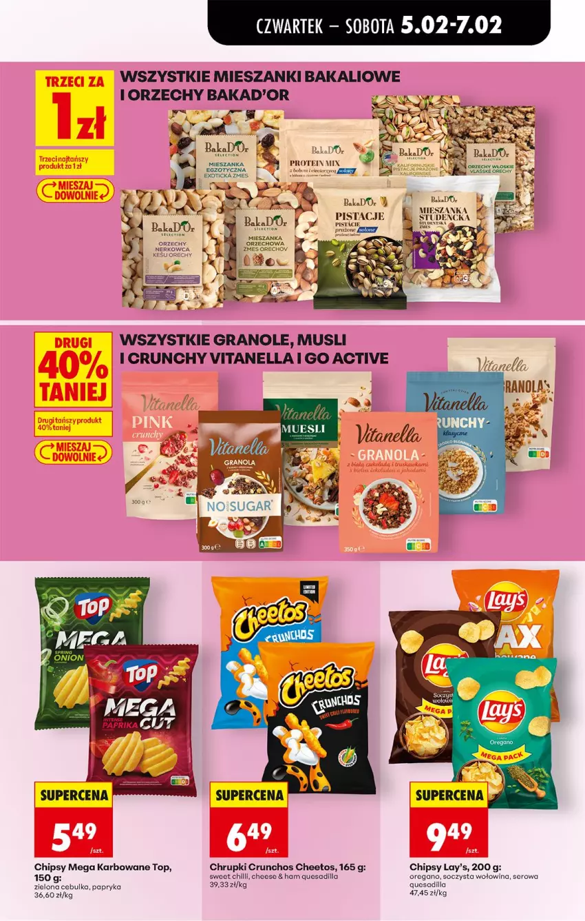 Gazetka promocyjna Biedronka - Gazetka - ważna 05.02 do 12.02.2026 - strona 53 - produkty: Cheetos, Chipsy, Chrupki, Fa, Gra, Mus, Orzechy włoskie, Papryka, Ser, Top, Wołowina