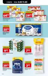 Gazetka promocyjna Biedronka - Gazetka - Gazetka - ważna od 12.02 do 12.02.2026 - strona 60 - produkty: Papier, Pieluchy, Majtki, Papier toaletowy, Dada, Chusteczki, Płatki kosmetyczne, Gillette, Be Be, Pieluchomajtki, Fa