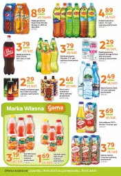 Gazetka promocyjna Gama - Gazetka Gama - Gazetka - ważna od 19.01 do 19.01.2024 - strona 10 - produkty: Sok, Mus, Mirinda, Pepsi, Sok jabłkowy, Lipton, Napój gazowany, Oshee, Baton, Woda, Napój, Nektar, Hortex