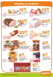 Gazetka promocyjna Gama - Gazetka Gama - Gazetka - ważna od 19.01 do 19.01.2024 - strona 3 - produkty: Piec, Cheddar, Krakus, Sok, Ser, Por, Gra, Sokołów, Parówki, Parówki z szynki, Salceson, Szynka, Tarczyński, Sport, Kabanos