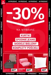 Gazetka promocyjna Selgros - Katalog Wyprzedaż - Gazetka - ważna od 18.01 do 18.01.2023 - strona 8 - produkty: Kołdra, Pościel, Spodnie jeans, Plecak, Wełna, Torba, Spodnie, Poduszka