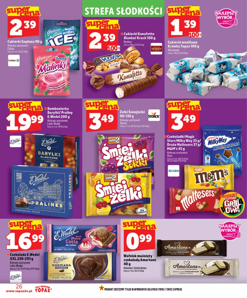 Gazetka promocyjna Topaz - Gazetka - ważna 11.06 do 17.06.2026 - strona 26 - produkty: Czekolada, Fa, Top, Wafelek