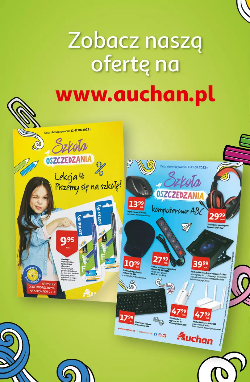 Gazetka promocyjna Auchan - Szkoła oszczędzania Temat Szkolne przeOferty Hipermarkety - ważna 09.08 do 17.08.2022 - strona 46