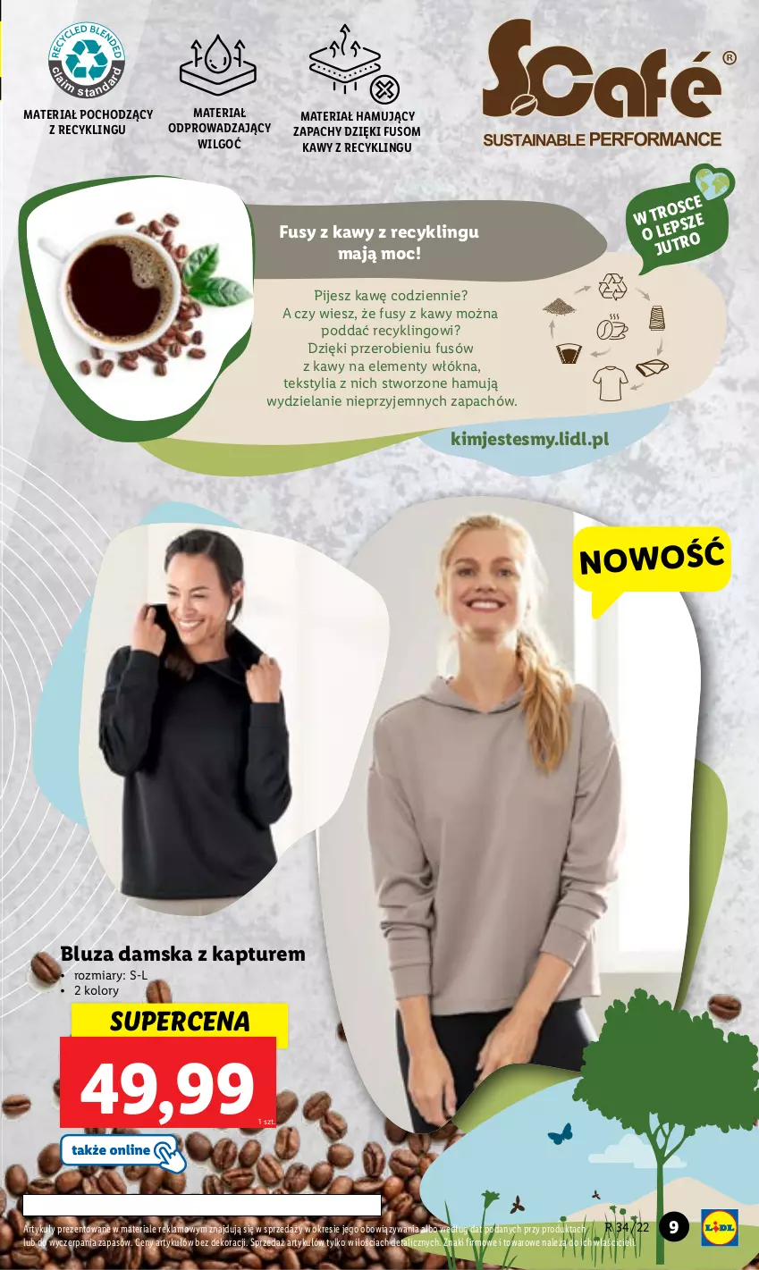 Gazetka promocyjna Lidl - GAZETKA - ważna 22.08 do 28.08.2022 - strona 9 - produkty: Bluza, LG