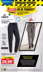 Gazetka promocyjna Lidl - GAZETKA - Gazetka - ważna od 28.08 do 28.08.2022 - strona 8 - produkty: Por, Gin, Acer, Sport, Moda, Spodnie, Spodnie sportowe, Waga, LG