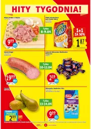 Gazetka promocyjna Prim Market - Gazetka - Gazetka - ważna od 14.04 do 14.04.2021 - strona 5 - produkty: Corn flakes, Salami, Cukier, Mieszanka studencka, Gruszki, Rogal, Danio, Felix, Cukierki, Mięso, Mieszanka wedlowska