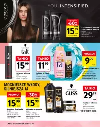 Gazetka promocyjna Intermarche - Katalog Dzień mamy - Gazetka - ważna od 02.06 do 02.06.2026 - strona 4 - produkty: Balsam do ciała, Taft, Joanna, Maska do włosów, Szampon, Syoss, Lakier do włosów, Odżywka, Maska, Antyperspirant, Lakier, Fa