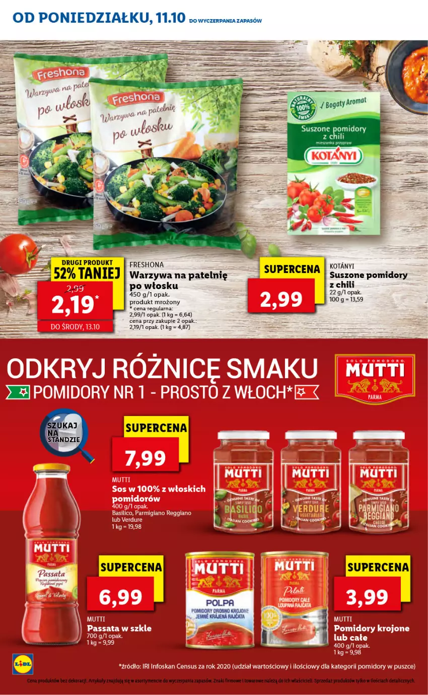 Gazetka promocyjna Lidl - KATALOG ITALIAMO - ważna 11.10 do 15.10.2021 - strona 25 - produkty: Pomidory, Sos, Suszone pomidory, Warzywa