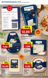 Gazetka promocyjna Lidl - KATALOG ITALIAMO - Gazetka - ważna od 15.10 do 15.10.2021 - strona 10 - produkty: Makaron, Sos, Ser, Por, Gin, Kapary, Kuchnia, Fresco, Mascarpone, Spaghetti, Pecorino