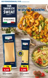 Gazetka promocyjna Lidl - KATALOG ITALIAMO - Gazetka - ważna od 15.10 do 15.10.2021 - strona 33 - produkty: Makaron, Spaghetti