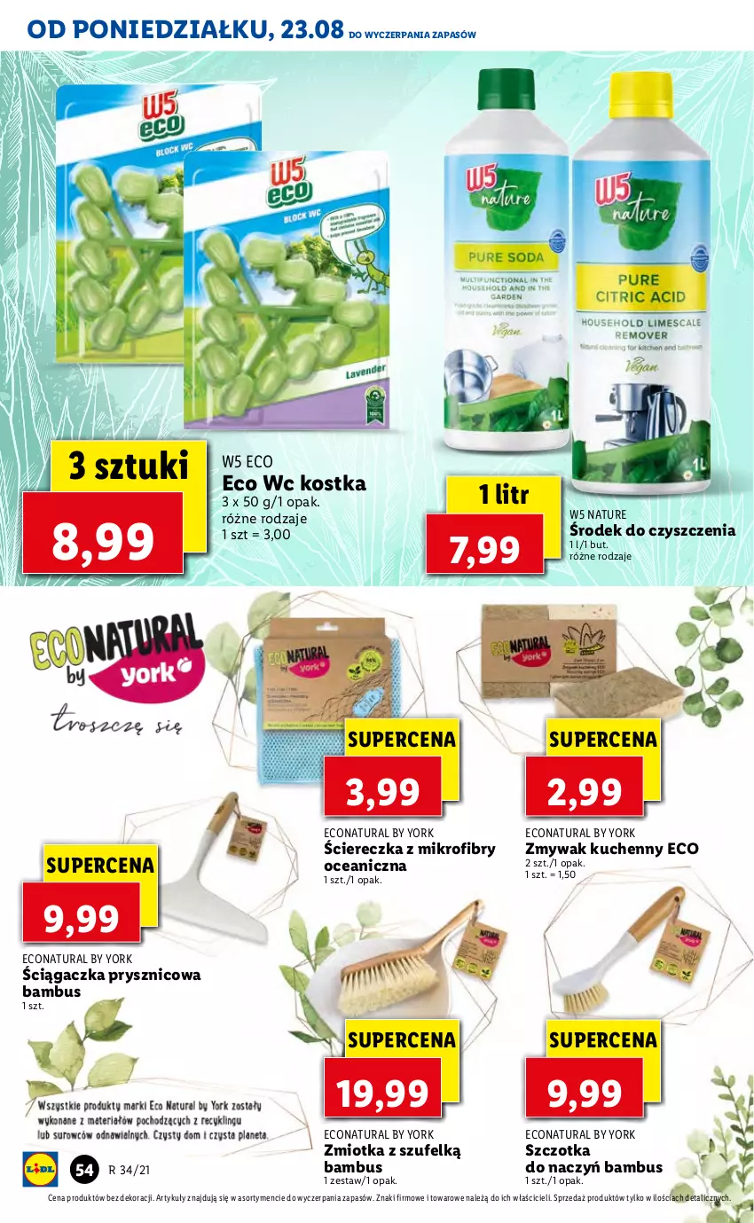 Gazetka promocyjna Lidl - GAZETKA - ważna 23.08 do 25.08.2021 - strona 54 - produkty: Szczotka