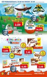 Gazetka promocyjna Lidl - GAZETKA - Gazetka - ważna od 25.08 do 25.08.2021 - strona 20 - produkty: Kinder Bueno, Czekolada, Kinder