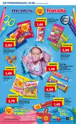 Gazetka promocyjna Lidl - GAZETKA - Gazetka - ważna od 25.08 do 25.08.2021 - strona 21 - produkty: Por, Gra, Cukier, Granat, Chia, Kiwi, Chupa Chups, Mentos, Guma do żucia, Cukierki, Lizaki, Guma rozpuszczalna