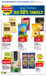 Gazetka promocyjna Lidl - GAZETKA - Gazetka - ważna od 25.08 do 25.08.2021 - strona 34 - produkty: Torebka, Kawa ziarnista, Bell, Kawa mielona, Kawa, Mocca Fix Gold, Bella, Cappuccino, Woseba, Herbata, Magnez