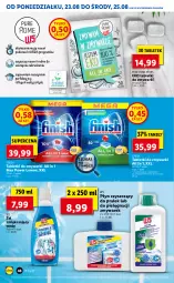 Gazetka promocyjna Lidl - GAZETKA - Gazetka - ważna od 25.08 do 25.08.2021 - strona 48 - produkty: Por, Pur, Gra, Finish, Tablet, Zmywarki, Tabletki do zmywarki