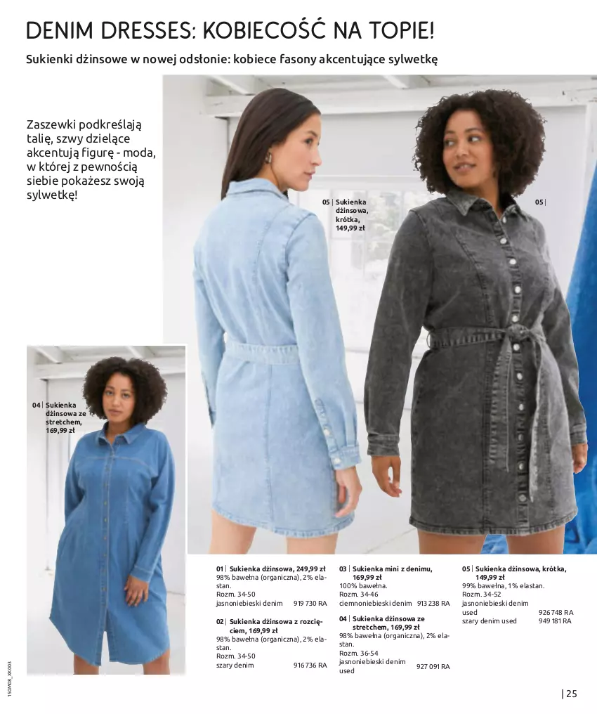 Gazetka promocyjna Bonprix - TREND SEZONU: DENIM - ważna 12.08 do 12.11.2024 - strona 27 - produkty: Dres, Fa, Moda, Sony, Sukienka, Top, Wełna