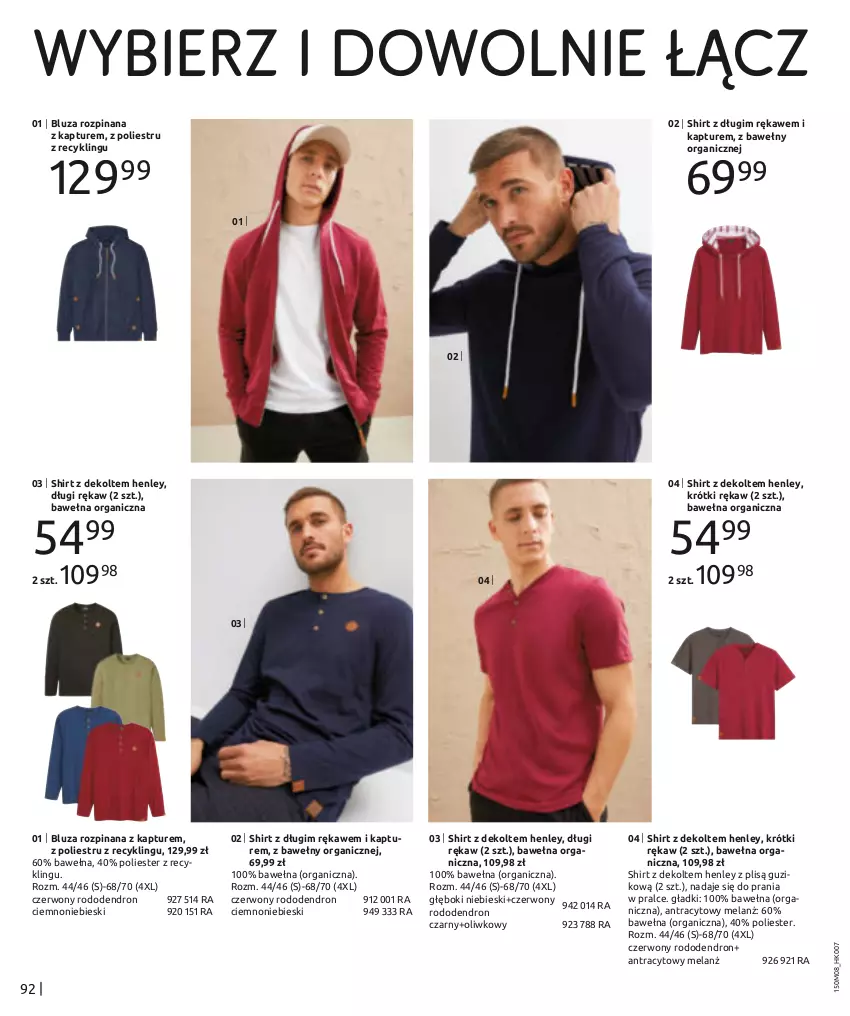 Gazetka promocyjna Bonprix - TREND SEZONU: DENIM - ważna 12.08 do 12.11.2024 - strona 94 - produkty: Bluza, Wełna