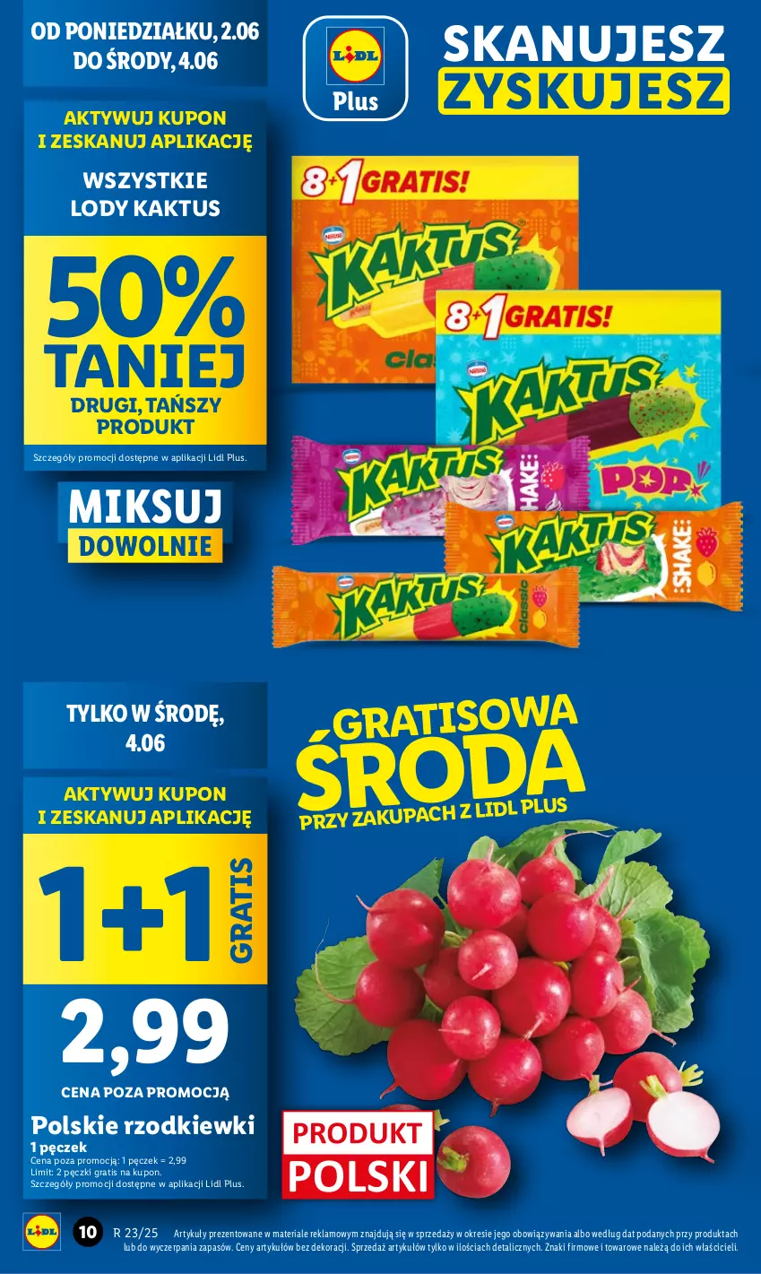 Gazetka promocyjna Lidl - GAZETKA - ważna 02.06 do 04.06.2025 - strona 8 - produkty: Gra, Kaktus, Lody