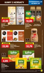 Gazetka promocyjna Lidl - GAZETKA - Gazetka - ważna od 04.06 do 04.06.2025 - strona 51 - produkty: Torebka, Nescafé, Kawa rozpuszczalna, Kawa ziarnista, Bell, Kawa, Loyd, Dolce Gusto, Bella, Herbata