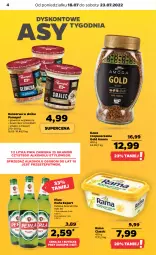Gazetka promocyjna Netto - Artykuły spożywcze oraz Akcesoria i dodatki - Gazetka - ważna od 23.07 do 23.07.2022 - strona 4 - produkty: Piwa, Piwo, Kawa rozpuszczalna, Ser, Por, Gra, Rama, Kawa, Tusz, Perła, Smalec, Gala