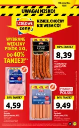 Gazetka promocyjna Lidl - GAZETKA - Gazetka - ważna od 14.05 do 14.05.2022 - strona 29 - produkty: Ser, Por, Parówki, Szynka konserwowa, Szynka, PIKOK, Frankfurterki, Waga
