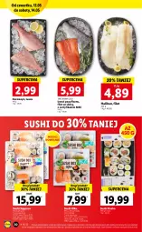 Gazetka promocyjna Lidl - GAZETKA - Gazetka - ważna od 14.05 do 14.05.2022 - strona 30 - produkty: Halibut, Por, Tusz, Sushi