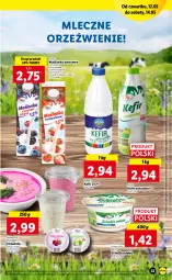 Gazetka promocyjna Lidl - GAZETKA - Gazetka - ważna od 14.05 do 14.05.2022 - strona 33 - produkty: Maślanka, Kefir naturalny, Pilos, Kefir, Mleko