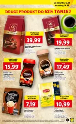 Gazetka promocyjna Lidl - GAZETKA - Gazetka - ważna od 14.05 do 14.05.2022 - strona 39 - produkty: Torebka, Nescafé, Kawa rozpuszczalna, Kawa ziarnista, Kawa mielona, Kawa, Herbata czarna, Lipton, Herbata, Napój