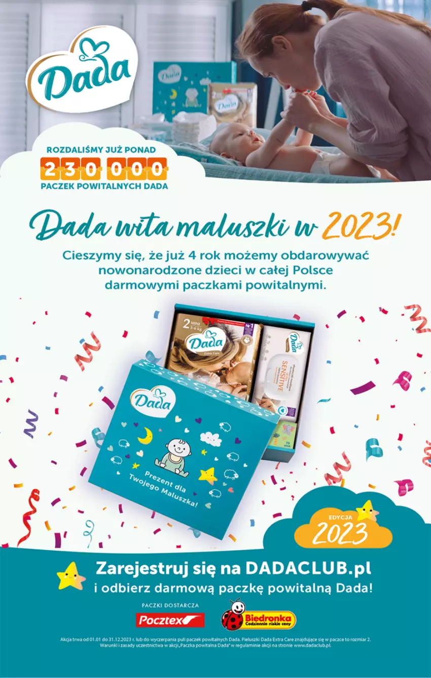 Gazetka promocyjna Biedronka - Od poniedzialku - ważna 04.12 do 09.12.2023 - strona 58 - produkty: Dada, Dzieci