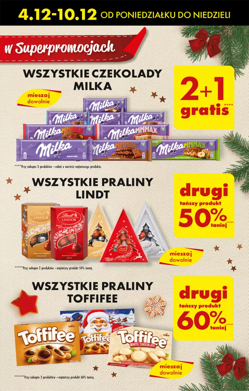 Gazetka promocyjna Biedronka - Od poniedzialku - ważna 04.12 do 09.12.2023 - strona 7 - produkty: Milka, Praliny, Toffifee