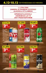 Gazetka promocyjna Biedronka - Od poniedzialku - Gazetka - ważna od 09.12 do 09.12.2023 - strona 45 - produkty: Piwa, Piwo, Gra, Tyskie, Warka, Radler, Redd's, HP, Fa
