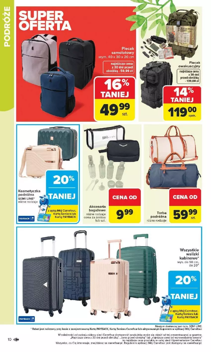 Gazetka promocyjna Carrefour - Gazetka Łap super okazje od poniedziałku! - ważna 16.02 do 28.02.2026 - strona 10 - produkty: Fa, Kosmetyczka, Plecak, Torba