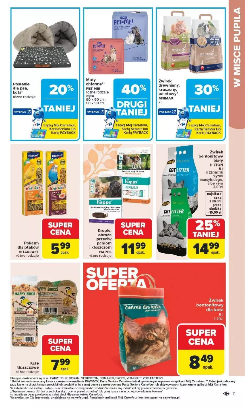 Gazetka promocyjna Carrefour - Gazetka Łap super okazje od poniedziałku! - ważna 16.02 do 28.02.2026 - strona 11 - produkty: Aloe vera, Fa, Mars, Vitakraft