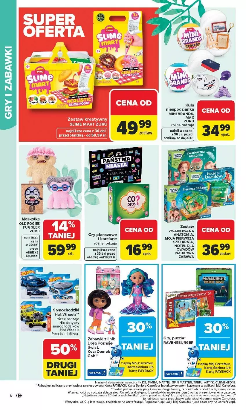 Gazetka promocyjna Carrefour - Gazetka Łap super okazje od poniedziałku! - ważna 16.02 do 28.02.2026 - strona 6 - produkty: Chodzik, Gry, Hot Wheels, Koc
