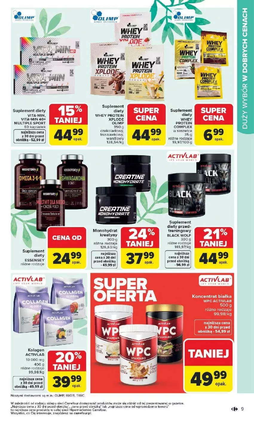 Gazetka promocyjna Carrefour - Gazetka Łap super okazje od poniedziałku! - ważna 16.02 do 28.02.2026 - strona 9 - produkty: Fa, Kolagen, Lack, Por, Pur, Sport, Suplement diety, Vita-Min