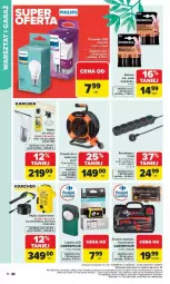 Gazetka promocyjna Carrefour - Gazetka Łap super okazje od poniedziałku! - Gazetka - ważna od 28.02 do 28.02.2026 - strona 18 - produkty: Duracell, Gra, Latarka LED, Philips, Tarka, Latarka, Zestaw narzędzi, Myjka ciśnieniowa, K2, Fa