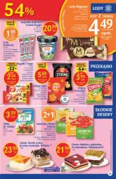 Gazetka promocyjna Delikatesy Centrum - Gazetka DC22 - Gazetka - ważna od 14.06 do 14.06.2022 - strona 23 - produkty: Ser, Gra, Inka, Chipsy, Lody, Dr. Oetker, 7 Days, Rogal, Galaretka, Crunchips, Deser, Delecta, Gala, Kakao, Budyń, Szpinak