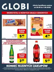 Gazetka promocyjna Carrefour - Gazetka Globi - Gazetka - ważna od 01.06 do 01.06.2026 - strona 1 - produkty: Piec, Ciastka, Ser, Gra, Włoszczowski, Jeżyki, Cars, Coca-Cola, Napój gazowany, Fanta, Sprite, Napój, Fa