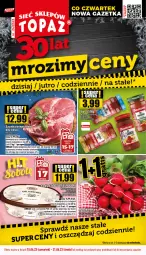 Gazetka promocyjna Topaz - Gazetka - Gazetka - ważna od 21.06 do 21.06.2023 - strona 1 - produkty: Dawtona, Sos, Gin, Szynka wieprzowa, Lody, Szynka, Waga
